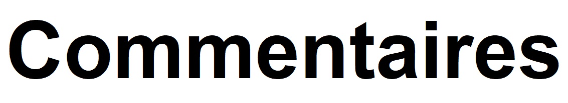 Commentaires